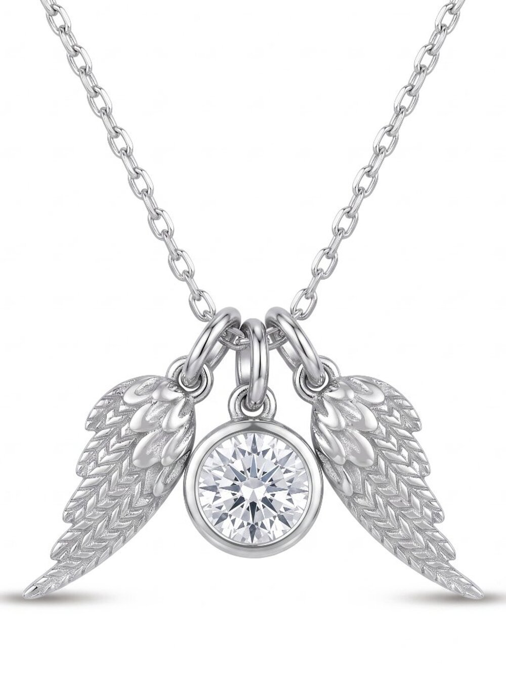 Guardian Angel Necklace,  925 Sterling Silver Charmed Aroma Angel Collectible